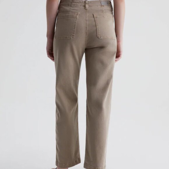 AG Adriano Goldschmied High-Rise Straight Crop AG Cloud Soft Denim - Nwot - Picture 3 of 7